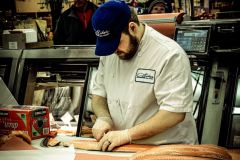 Preparing Trout for Sale