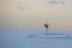Frenchman's Bay Lighthouse in Winter