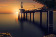Under the boardwalk