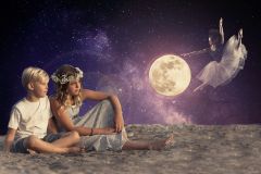 lighting up the moon