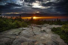 Sunset on Cadillac Mountain Maine