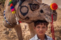 A Boy and His Camel