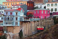 Artilleria Funicular Railway Valparaiso Chile