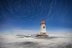 The Frozen Waters of Jacksons Point Lake Simcoe