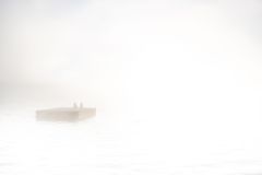 Deck on Foggy Morning
