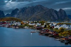 Reine at Blue Hour