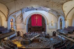 Final Shots of Uxbridge Trinity Church Before Demo