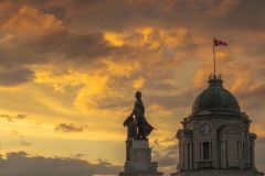 Outside Chateau Frontenac