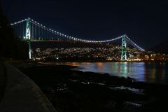 Lions Gate Bridge at Night