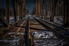 Steel Trestle Railway Bridge