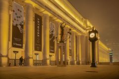 Union Station on a Foggy Night