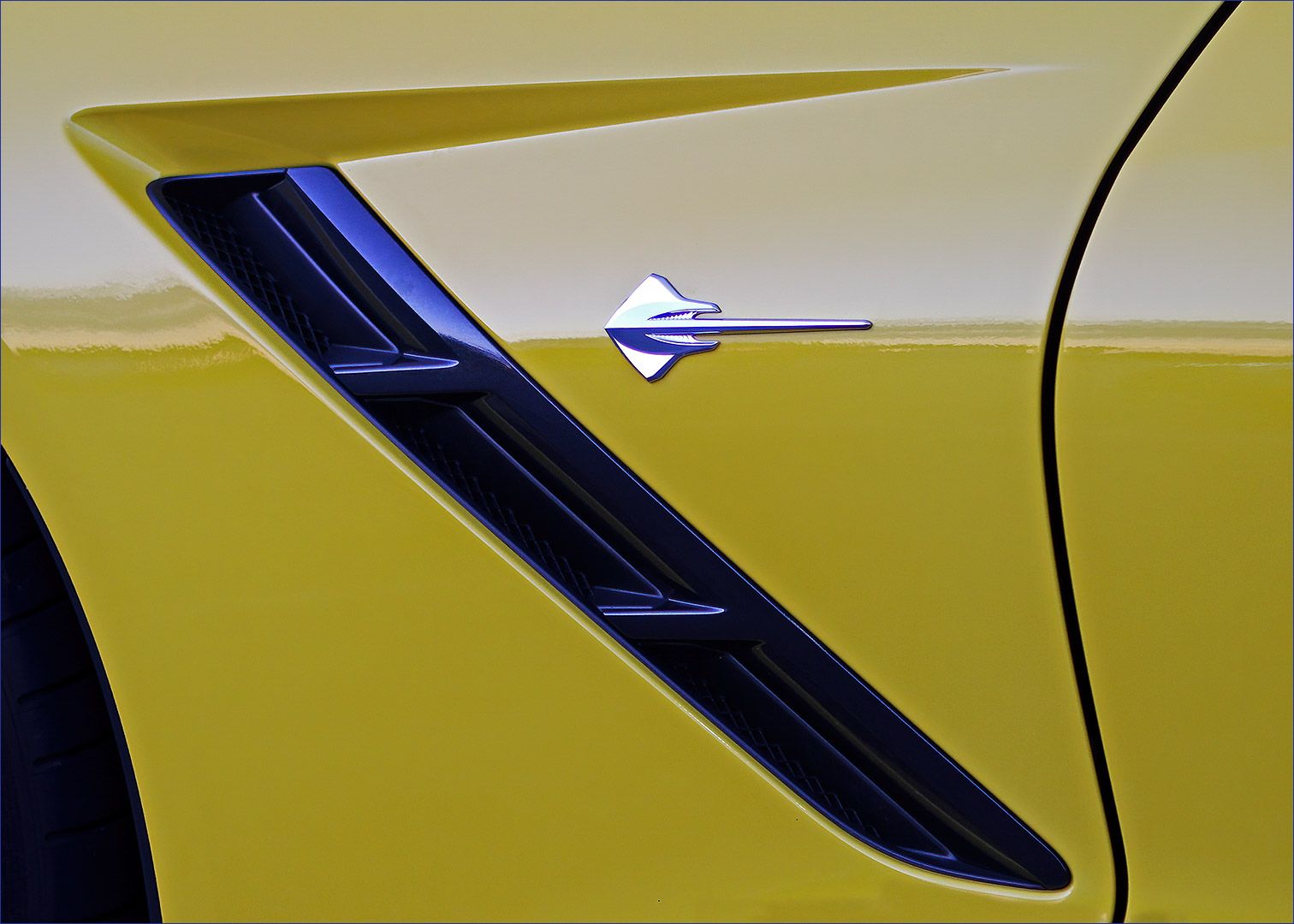 Curves of a Corvette Stingray