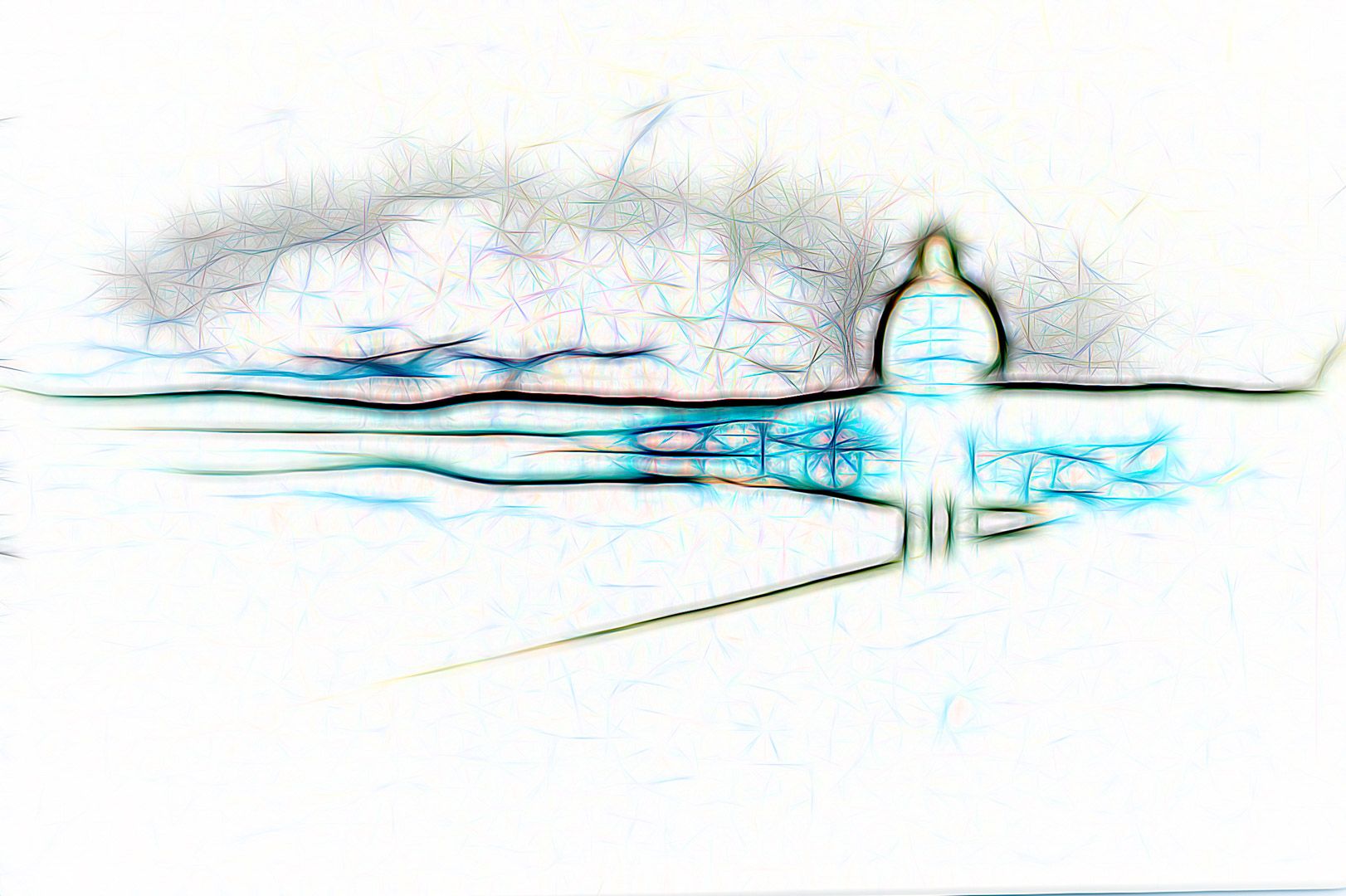 Self Portrait at the Pool of Infinity