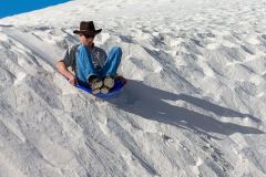 Sand Sledding