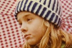 Girl Waiting in Rain