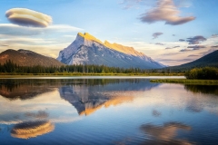 Lenticular Cloud Over Mount Rundle
