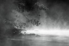 Morning Mist on Silent Lakee