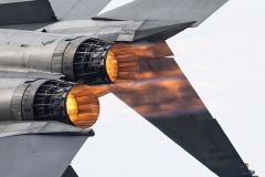 F-15 Nozzles on Afterburner