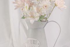 Flowers in Grey Jug
