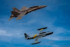 F-18 and T-33 Heritage Flight