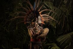 Aztec Beats the Drum