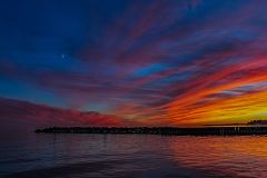 Sunset at Whitby Harbour