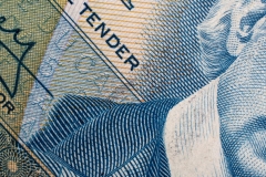 Macro Five Dollar Bill