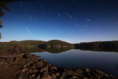 Autumn Night at Redstone Lake