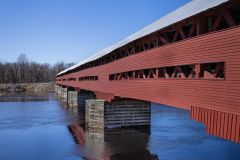 Felix-Gabriel-Marchand Covered Bridge - Quebec