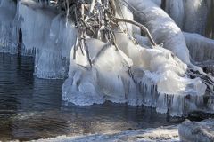 Ice Formations Along Lake Ontario