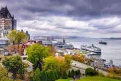 Quebec City View of St Lawrence River