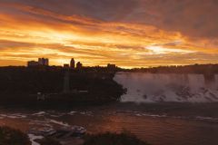 Sunrise Over the Falls