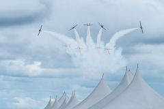 Snowbirds Fly Over Trenton Food Tents