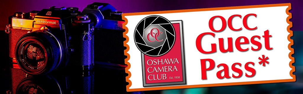 OCC Guest Pass Oshawa Camera Club guest pass meeting with members attending a photography club session in Durham Region